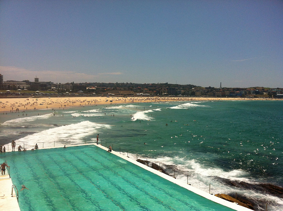 The famous Icebergs swimming pool over looking Bondi Beach in Sydney