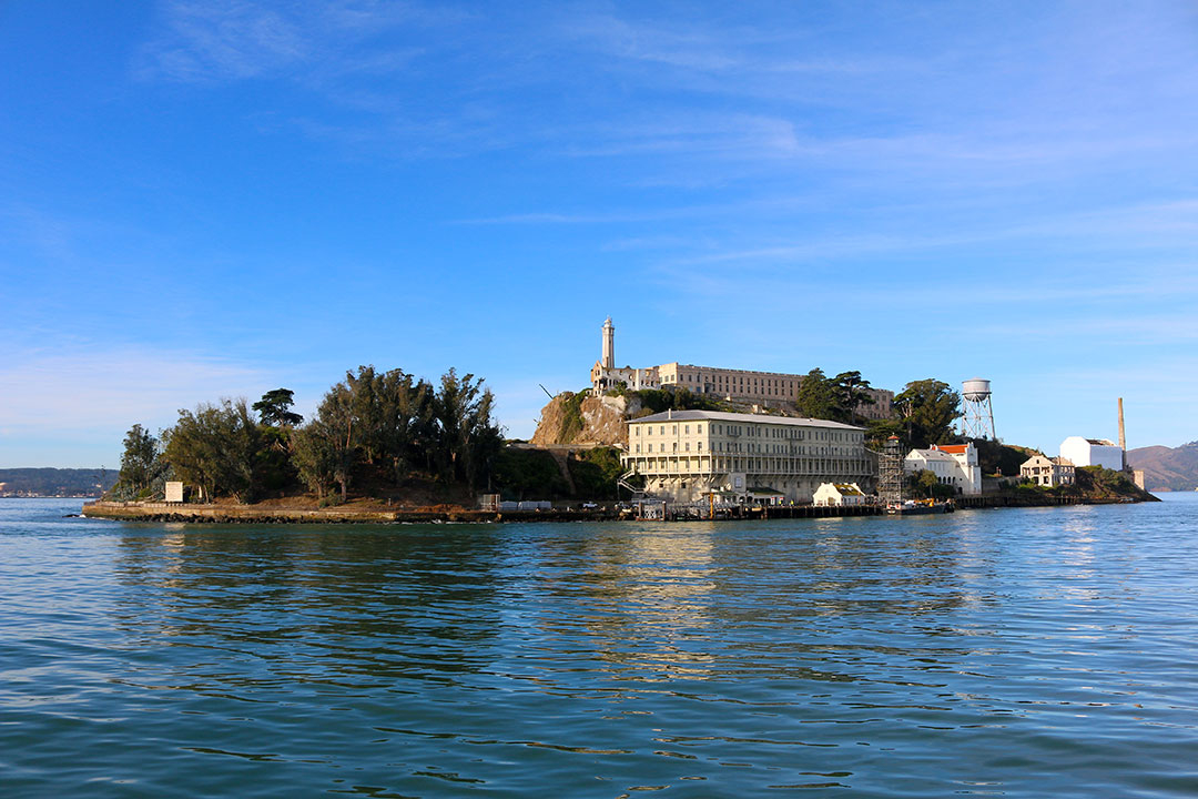 View of Alcatraz Island from the ferry