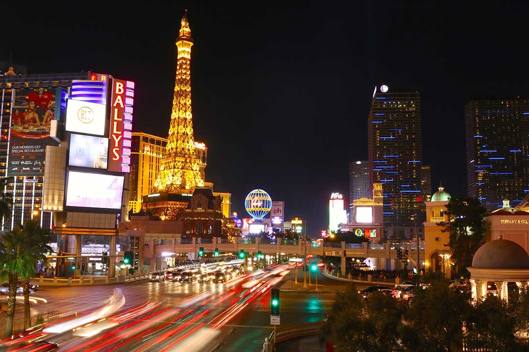 Nightlife in Las Vegas, the USA