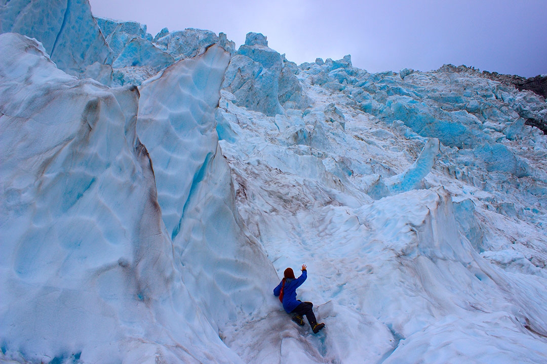 Heli-hiking Franz Josef Glacier - New Zealand