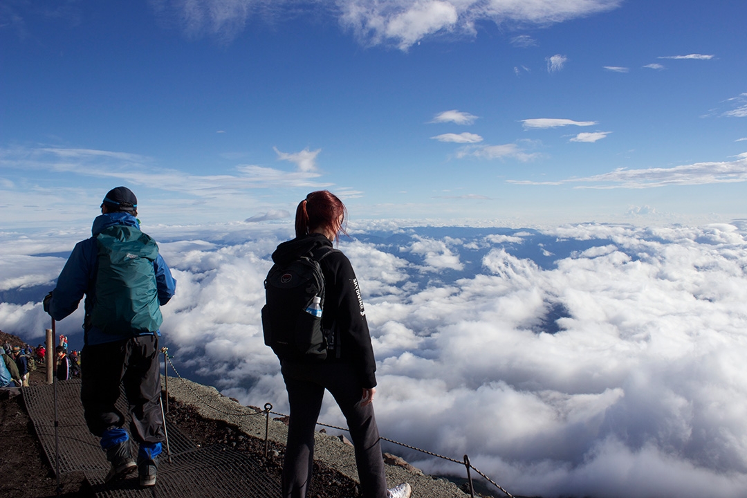 Hiking Mount Fuji