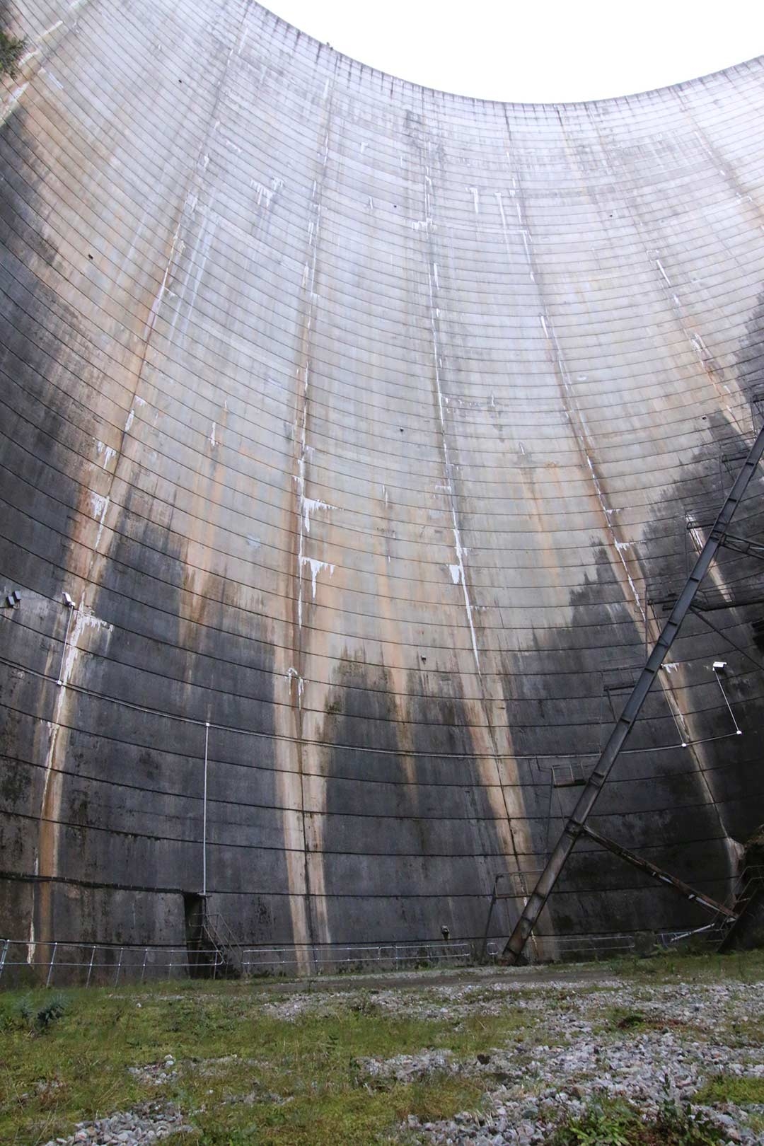 Gordon Dam, Tasmania, from the base looking up after abseiling with Aardvark Adventures