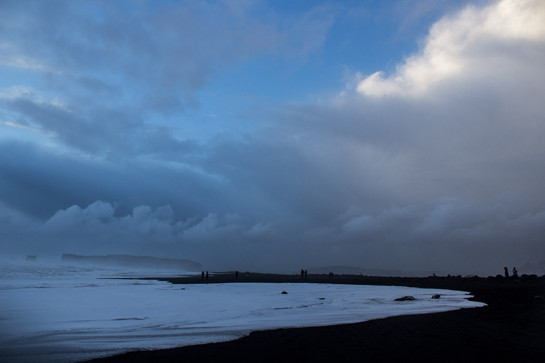 Winter in Iceland - Vik the black sand beach