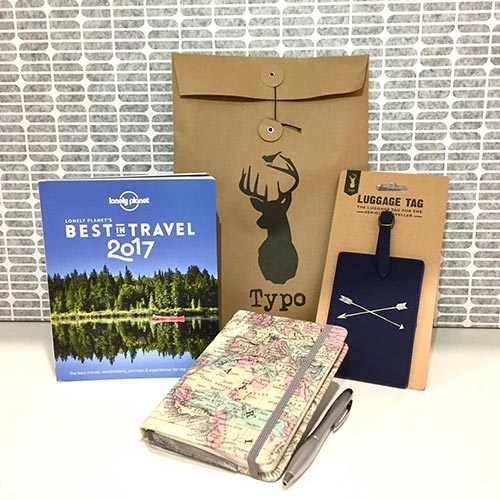 Win a Lonely Planet Travel book, Travel diary and luggage tag with Discovering New Skies